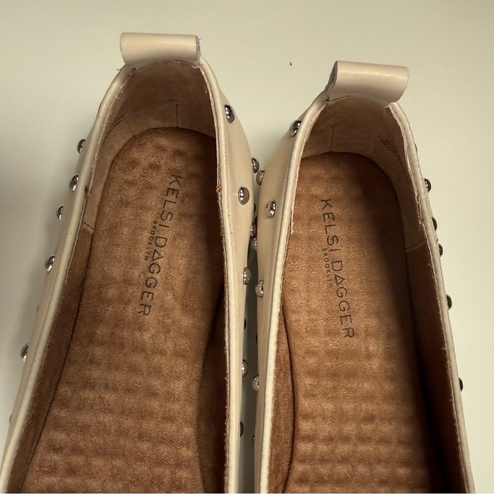 Kelsi Dagger Brooklyn Finley Studded Leather Flats Women's Size 10 Boho Feminine - Picture 11 of 16